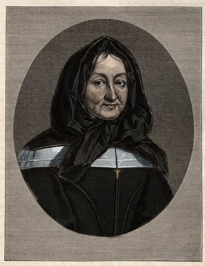 Portrait of Madame Marie de Rubelles, Lady of Miramion, founder of the Daughters of the Holy Family by Unknown artist