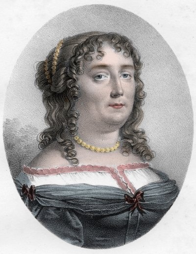 Portrait of Madame de Scudery (1607-1701), French Woman of Letters by Unknown artist
