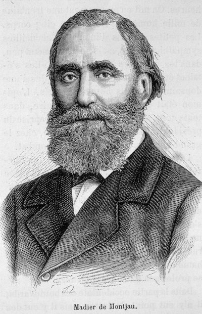 Portrait of Madier de Montjau, French Parliamentarian of the 19th Century by Unknown artist