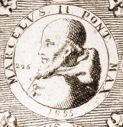 Portrait of Marcel II (1501 - 1555). by Unknown artist