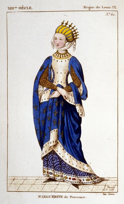 Portrait of Marguerite de Provence (1221 - 1295), Queen of France by Unknown artist