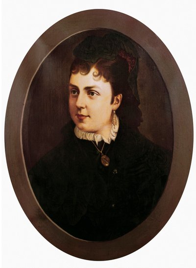 Portrait of Maria de Las Mercedes, wife of Alfonso XII and Queen of Spain by Unknown artist