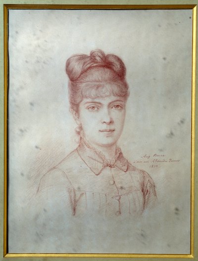 Portrait of Marie Alexandrine Henriette Dumas Davy de la Pailleterie by Unknown artist