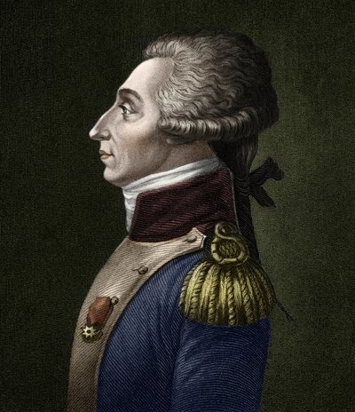 Portrait of Marie Joseph Gilbert Motie Motier, Marquis de Lafayette (1757-1834), French aristocrat and military by Unknown artist
