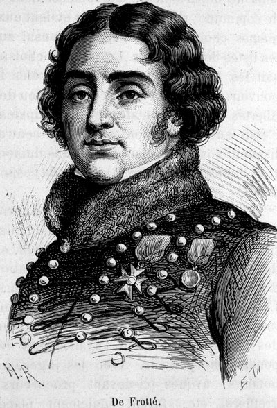 Portrait of Marie Pierre Louis, Count De Frotté (1755-1800), chief of the Norman chouannerie, he was shot by Bonaparte by Unknown artist