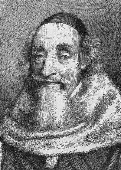 Portrait of Mathieu Molé (1584 to 1656). Son of Edouard Molé, he was first president of the Parlement of Paris (1641). by Unknown artist