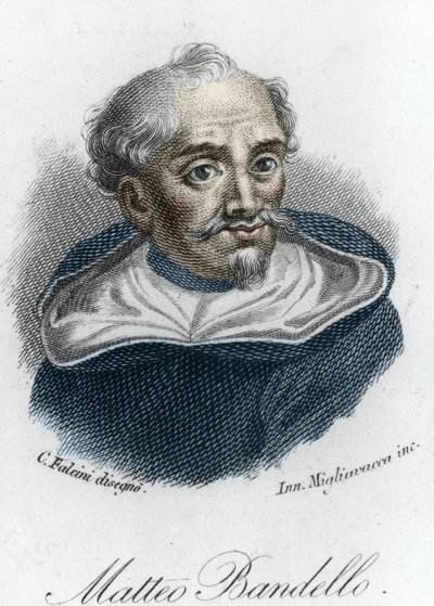 Portrait of Matteo Bandello by Unknown artist