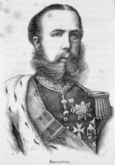 Portrait of Maximilian I of Mexico or Ferdinand Maximilian Joseph, Prince Imperial and Archduke of Austria, Royal Prince of Hungary and Bohemia (1832- 1867) by Unknown artist