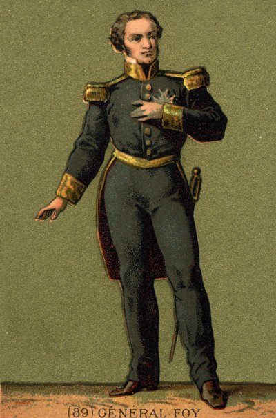 Portrait of Maximilian Sébastien Foy. French General and Politician (1775 to 1825) by Unknown artist
