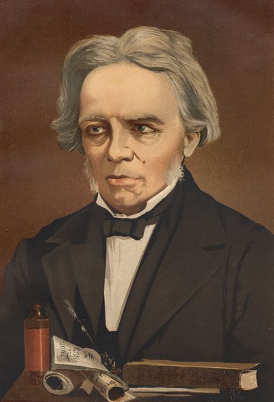 Portrait of Michael Faraday. British physicist and chemist by Unknown artist