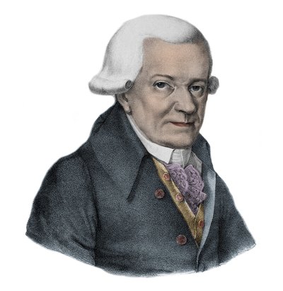 Portrait of Michael Haydn, brother of Franz Josef Haydn by Unknown artist