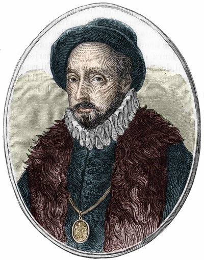 Portrait of Michel de Montaigne (1533-1592), French writer by Unknown artist