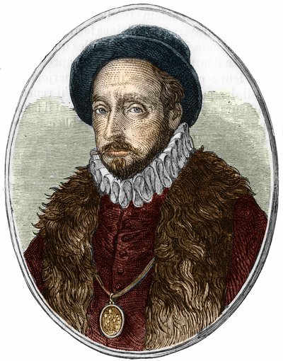 Portrait of Michel de Montaigne (1533-1592), French Writer by Unknown artist