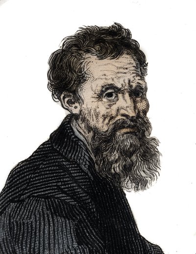 Portrait of Michelangelo Buonarroti by Unknown artist