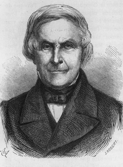 Portrait of Michelet, French historian and writer (1798 - 1874) by Unknown artist