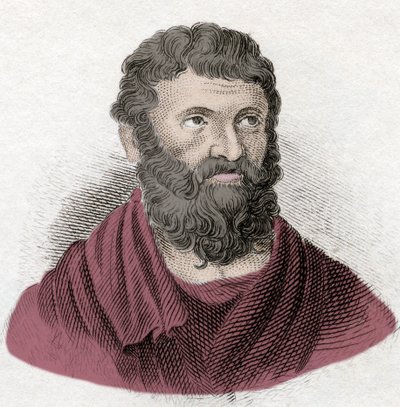Portrait of Miltiades the Younger (540-489 BC), Athenian strategist and tyrant of Chersonese of Thrace (engraving) by Unknown artist