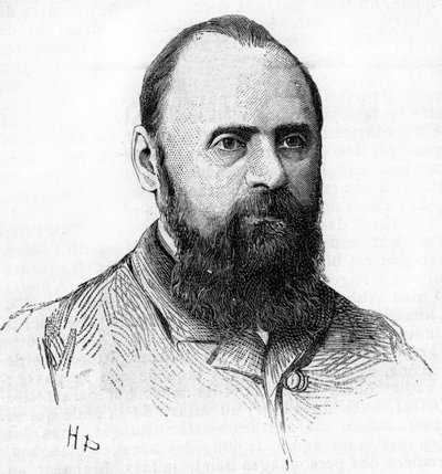Portrait of Mily Alexeyevich Balakirev (1837-1910), Pianist, conductor and Russian composer. Engraving from 1889 by Unknown artist