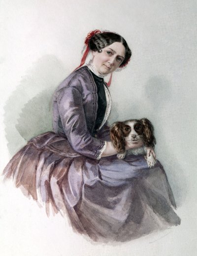 Portrait of Minna Wagner, wife of Richard Wagner, Wagner Museum Bayreuth by Unknown artist