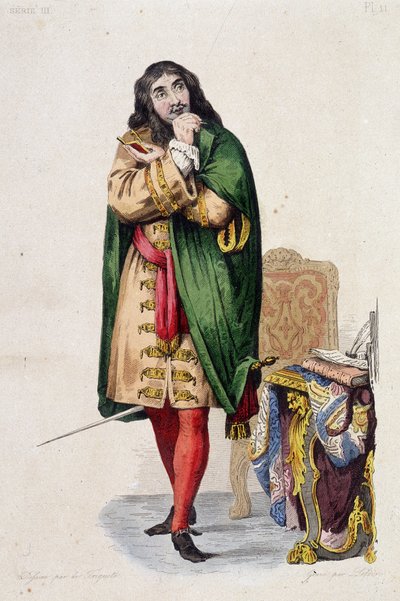 Portrait of Molière - in 