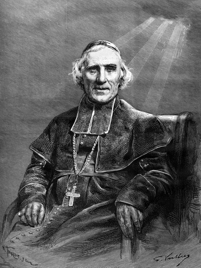 Portrait of Monsignor Joseph Hippolyte Guibert (1802-1886) by Unknown artist
