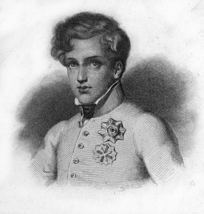 Portrait of Napoleon II, son of Napoleon I, Duke of Reichstadt (1811-1832) by Unknown artist