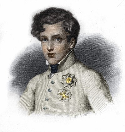 Portrait of Napoleon II, son of Napoleon I, Duke of Reichstadt (1811-1832) by Unknown artist