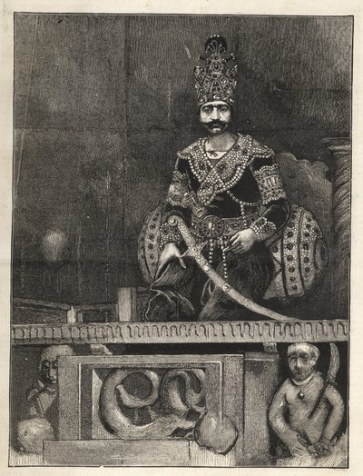 Portrait of Nasser Ed Din, Shah of Persia by Unknown artist