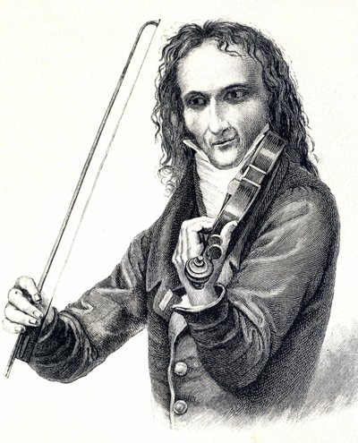 Portrait of Niccolò Paganini (1782-1840) by Unknown artist