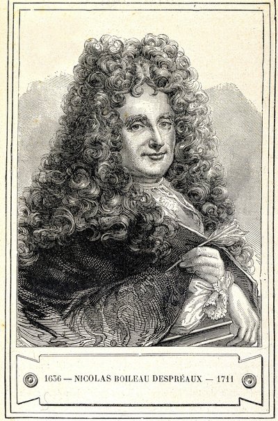 Portrait of Nicolas Boileau Despreaux, Engraving by Unknown artist
