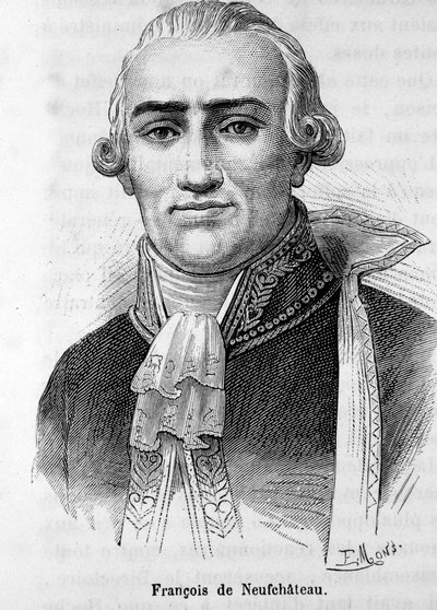 Portrait of Nicolas Louis Francois de Neufchateau (1750-1828), French Writer and Politician by Unknown artist