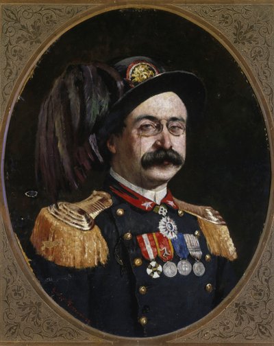 Portrait of Oreste Baratieri (1841-1901) by Unknown artist