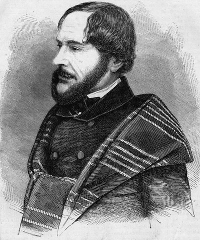 Portrait of Philarete Chasle (1798-1873) (engraving of 1873) by Unknown artist