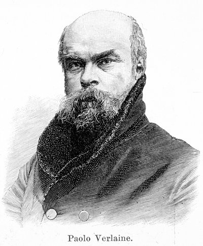 Portrait of Paul Verlaine (1844 - 1896) by Unknown artist