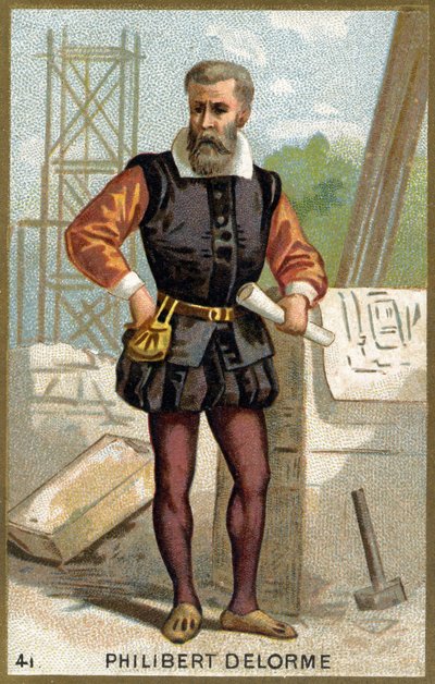 Portrait of Philibert Delorme, French architect, designer and theorist by Unknown artist