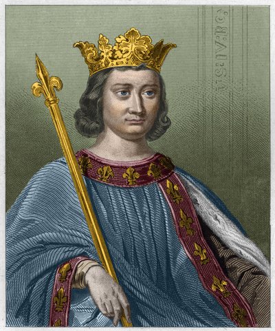 Portrait of Philip IV, King of France - in Histoire des Francais by Lavallee by Unknown artist