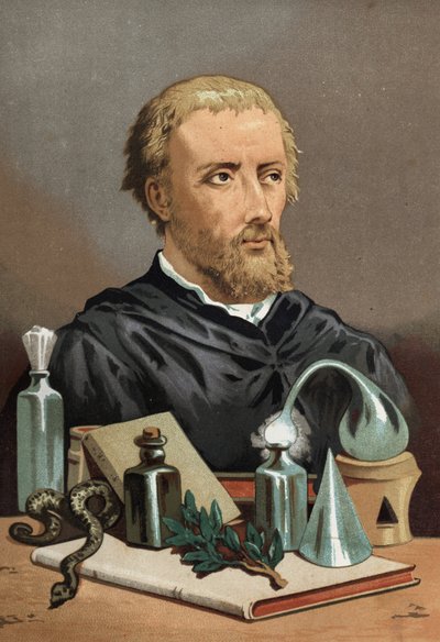 Portrait of Philipp Aureolus Theophrast Bombast von Hohenheim Paracelsus by Unknown artist