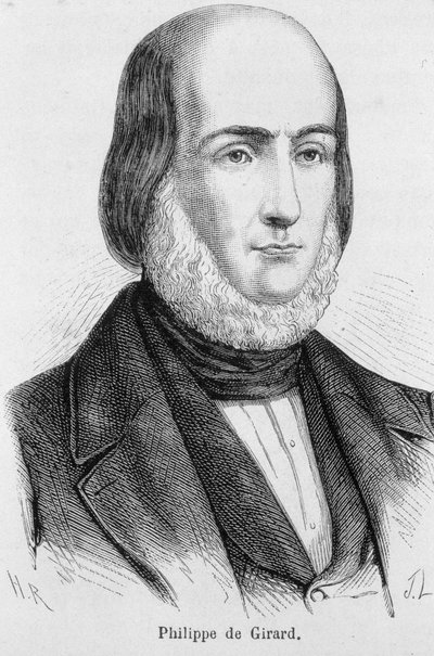 Portrait of Philippe de Girard, French inventor and industrialist (1775 - 1845) by Unknown artist