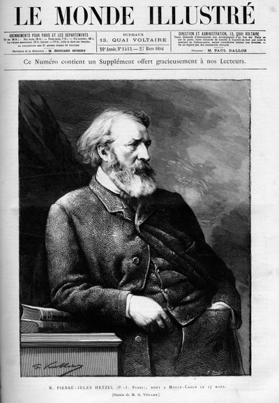 Portrait of Pierre-Jules Hetzel by Unknown artist