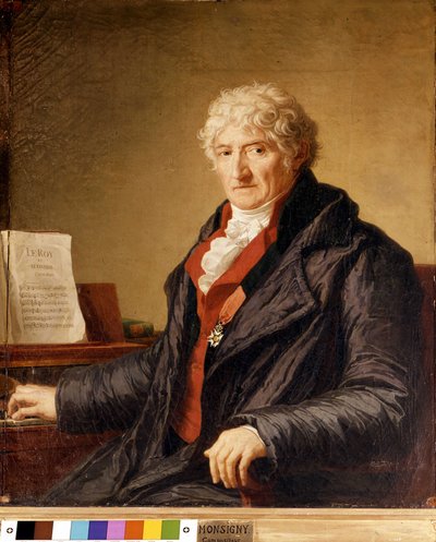 Portrait of Pierre Alexandre Monsigny (1729-1817), French composer. Painting from 1812. Library of the Opera Paris by Unknown artist