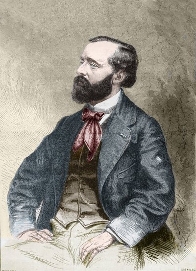 Portrait of Pierre Alexix Ponson du Terrail, writer by Unknown artist