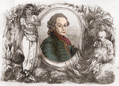 Portrait of Pierre Poivre, French Colonial Administrator and Agronomist by Unknown artist