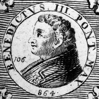 Portrait of Pope Benedict III by Unknown artist
