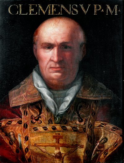 Portrait of Pope Clement V by Unknown artist