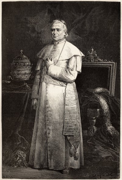 Portrait of Pope Pius IX by Unknown artist