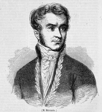 Portrait of Prosper Mérimée by Unknown artist