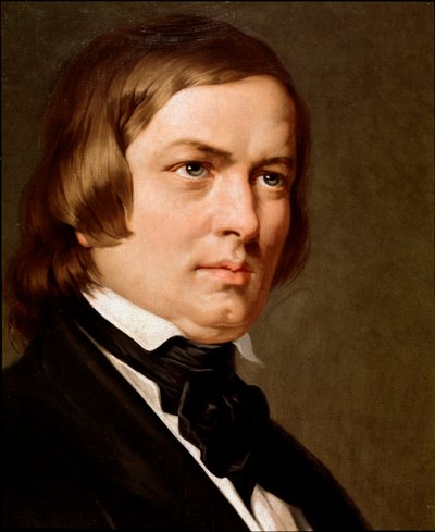 Portrait of Robert Schumann, German Composer by Unknown artist