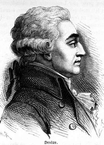 Portrait of Romain Deseze or De Seze (1748-1828), Lawyer of Louis XVI During His Trial by Unknown artist