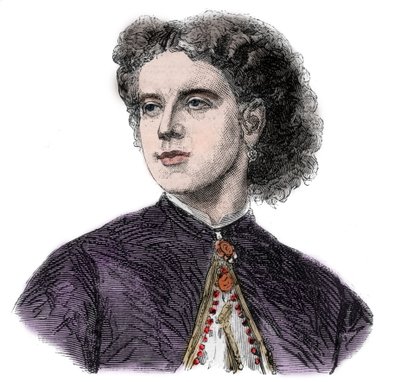 Portrait of Rosine Bloch (1844-1891) French Mezzo-soprano singer by Unknown artist