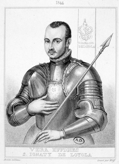 Portrait of Saint Ignatius of Loyola, Founder of the Society of Jesus by Unknown artist