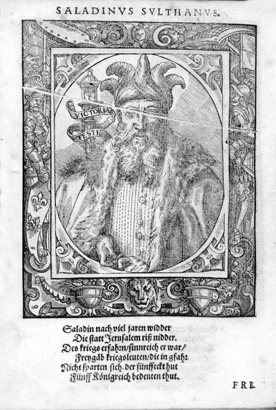 Portrait of Saladin (1138-1193) (Salah al Din Yusuf al-Ayyubi) by Unknown artist
